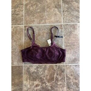 Aerie Real Power Wireless Push Up Joy Convertible Lace Bra Size 32B